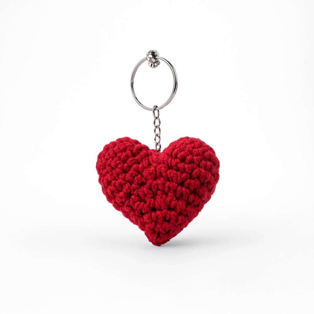 Red Heart Keychain