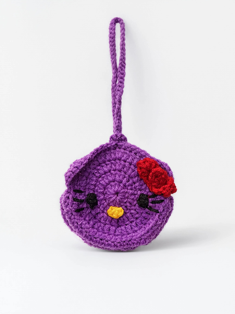 Purple Hello Kitty Pouch